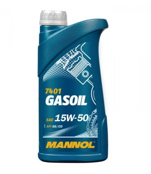 Масло моторное Mannol Gasoil 15w50 (канистра 1л)
