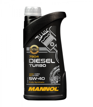 Масло моторное Mannol Diesel Turbo CI-4/SL 5w40 (канистра 1л)
