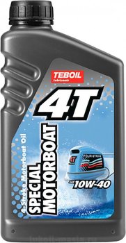 Масло для четырехтактных двигателей Teboil 4T Special Motorboat sae 10w-40 ( 1 L )
