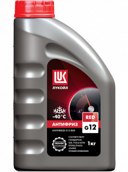 Антифриз Лукойл G12 Red (канистра 1 кг)