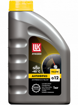 Антифриз Лукойл G12 Yellow (канистра 1 кг)