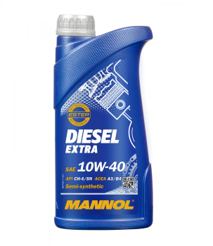 Масло моторное Mannol Diesel Extra 10w40 (канистра 1л)