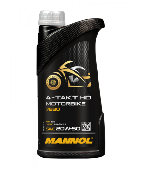 Масло моторное Mannol 4-ТAKT Motorbike 20w50 (канистра 1л)