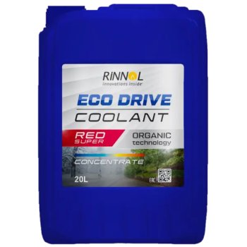 Жидкость охлаждающая RINNOL ECO DRIVE COOLANT RED SUPER (канистра 20 л.)