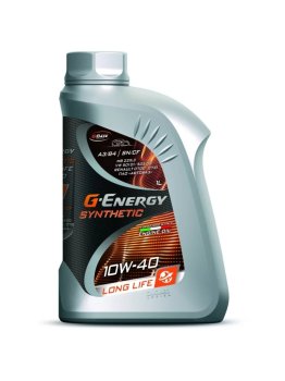 Масло моторное G-Energy Synthetic Long Life 10w40 (канистра 1л)
