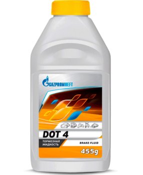 Жидкость тормозная Gazpromneft DOT-4 (канистра 0,455кг)