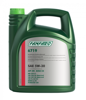 Масло моторное FANFARO 6719 5W-30 (канистра 5 л)