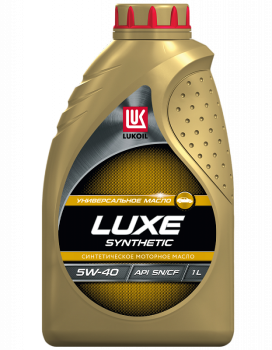 Масло моторное Лукойл Люкс 5w-40 синт. (канистра 1 л)