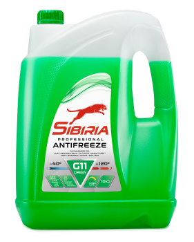 Антифриз Sibiria (-40) зеленый G11 (канистра 10 кг)