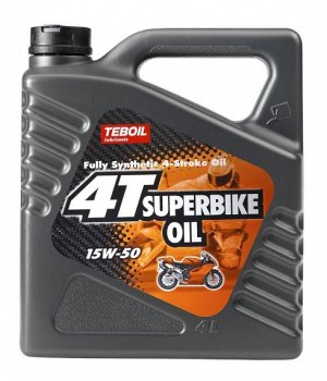 Масло для четырехтактных двигателей Teboil 4T Superbike Oil sae 15w-50 ( 4 L )