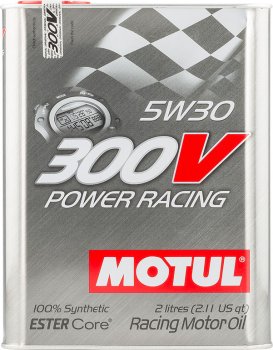 Масло моторное MOTUL 300V POWER RACING 5W-30 (канистра 2 л)