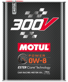 Масло моторное MOTUL 300V POWER 0W-8 (канистра 2 л)