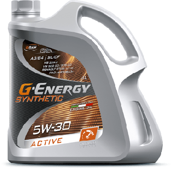 Масло моторное G-Energy Synthetic Active 5w30 (канистра 4л)