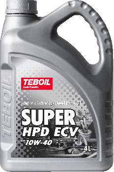 Масло моторное Teboil Super HPD ECV sae 10w-40 (канистра 4 л)