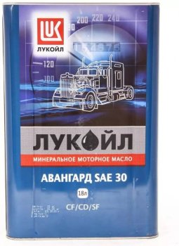 Масло моторное Лукойл Авангард sae 30 (бидон 18 л)