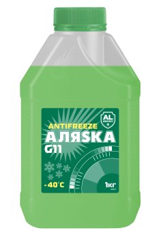 Антифриз Аляска G11 зеленый (канистра 1кг)
