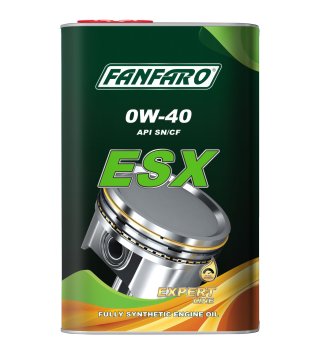 Масло моторное FANFARO ESX 0W-40 (метал. канистра 1 л)