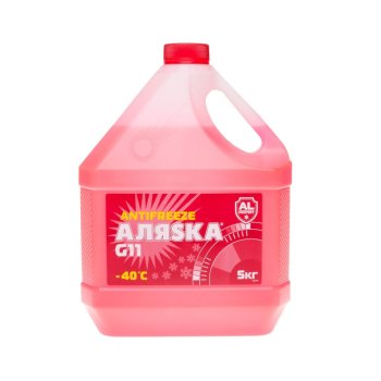 Антифриз Аляска G11 красный (канистра 5кг)
