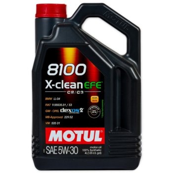 Масло моторное Motul 8100 X-clean EFE 5w-30 ( 4 L)