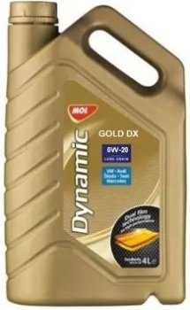 Масло моторное MOL Dynamic Gold Longlife 0W-20 (канистра 4 л.)