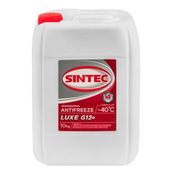 Жидкость охлаждающая SINTEC ANTIFREEZE LUXE G12+ (канистра 10 кг.)