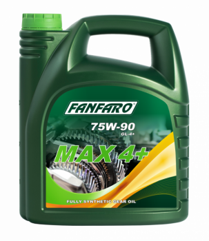 Масло трансмисcионное FANFARO MAX 4+ 75W-90 GL-4+ (канистра 4 л)