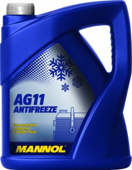 Антифриз Mannol AG11 -40C Longterm/ синий (канистра 5 л)
