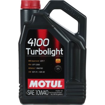 Масло моторное Motul 4100 Turbolight 10w-40 ( 4 L)