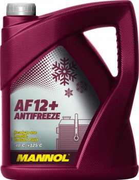 Антифриз Mannol Longlife AF12+ красный (канистра 5л)