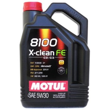 Масло моторное Motul 8100 X-clean FE 5w-30 100% Synth. ( 4 L)