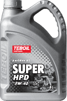 Масло моторное Teboil Super HPD sae 5w-40 (канистра 4 л)