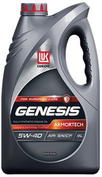 Масло моторное Лукойл Genesis Armortech 5w-40 (New) (канистра 4 л)