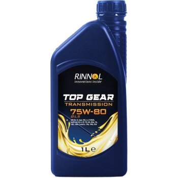 Масло трансмиссионное RINNOL TOP GEAR 75W-80 GL5 (канистра 1 л.)