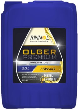 Масло моторное RINNOL OLGER PREMIUM 15W-40 (канистра 20 л.)