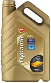 Масло моторное MOL Dynamic Gold NG 0W-20 (канистра 4 л.)