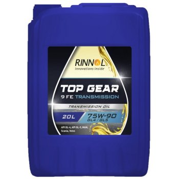 Масло трансмиссионное RINNOL TOP GEAR 9 FE 75W-90 GL4/GL5 (канистра 20 л.)